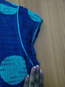 Blue Polka Dot Dress