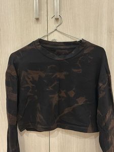 Brown Bkack Marbel Top (xs-s)