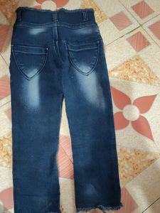 High-Waisted Denim Jeans
