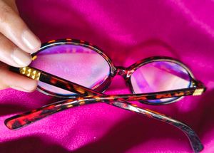 Leopard print glasses