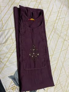 Elegant Purple Kurta
