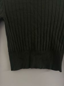 Olive Green Knit Top