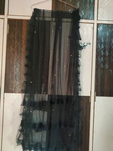 Black Net Dupatta
