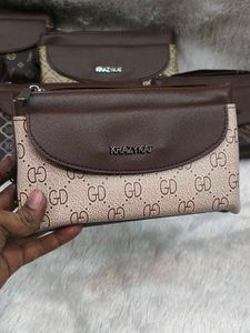 Krazykat Brown Wallet