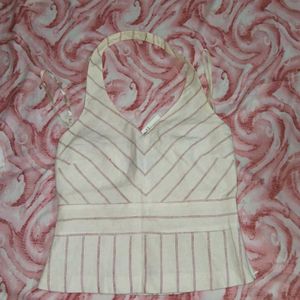Body Fitted Halter Neck Top