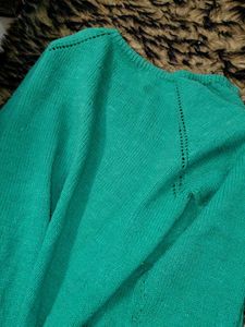 Green Knit Cardigan