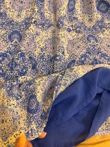 Blue Patterned Dress