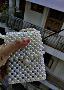 Pearl Beaded Purse