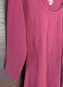 Casual Stretchable Red Dress
