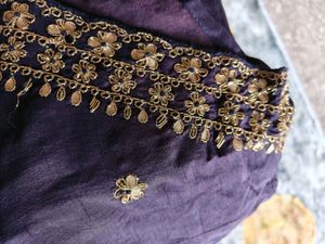 Embroidered Detail Kurta Set With Dupatta