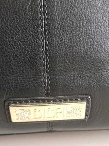 Biba Black Leather Handbag