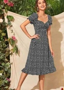 Polka Dot Mini Dress