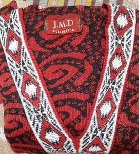 Winter Sale Woolen V-Neck Kurta