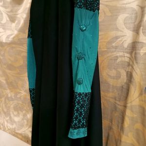 Double Color Abaya