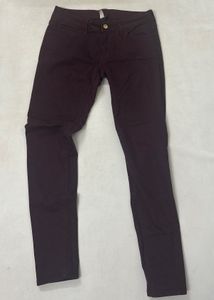 mango maroon jeans