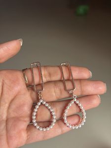 Square Oval Earrings