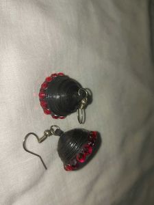 Handmade Quilled Jhumka Earrings