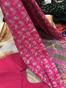 gandhi ashram pure silk saree with blouse