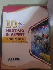 10 year(2014-2023) Neet PYQ book Cbse