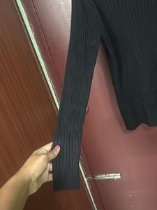 Black Turtleneck Sweater