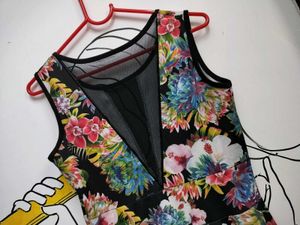 Multicolour Flared Dress