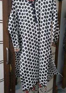 Polka Dot Pakistani Dress
