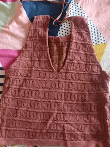 Knitted Halter Top