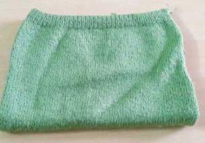 Green Knitted Sweater Vest