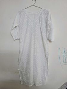 White Cotton Kurti