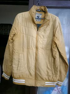 Cantabil Men Winter Mustard Jacket In L Size