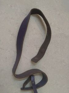 Purple Genuine Leather Belt-Cracking Surface (Unused)