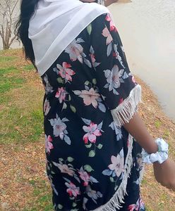 Floral Fringe Kimono
