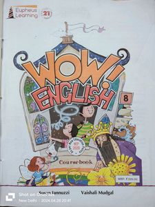 Wow English Book Class 8