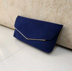 Dorothy Perkins Elegant Blue Clutch