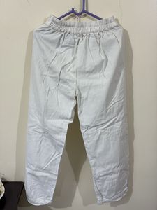 White Cotton Pants