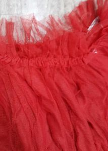 Red Off-Shoulder Top