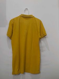 Mustard Yellow Polo T-Shirt | Size M | Unisex