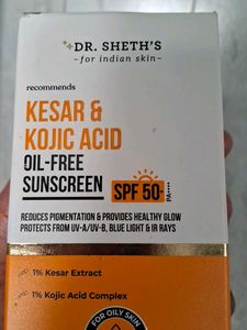 Dr sheth Kesar &amp; Kojic Acid Sunscreen