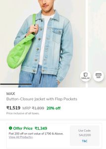 Max Denim Jacket Mens
