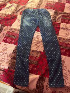 Cute Polka Dot Jeans