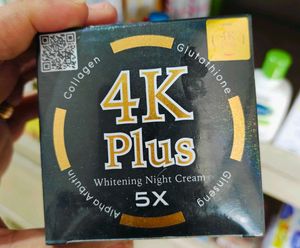 4K Plus 5X Whitening Night Cream