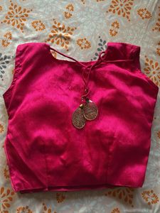 Embroidered Pink Blouse