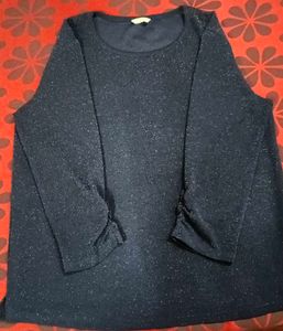 Sparkly Navy Blue Top