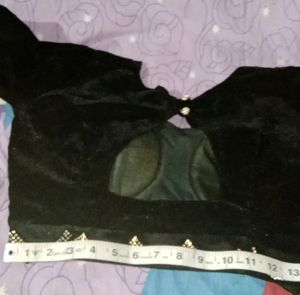 Saree With Stitching Padded Blouse