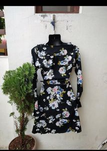 Liquorish Floral Wrap Dress
