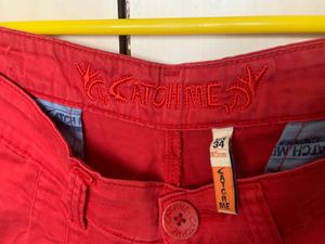 Red Trouser For Women