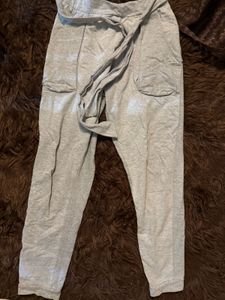 Gray Casual joggers Pants