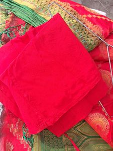 res &amp; green  &amp; Gold Fabric