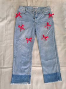 Women Bow 🎀 Jeans