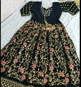 Elegant Embroidered Anarkali Dress